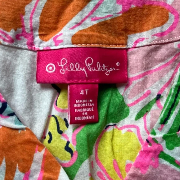 Girls Lilly Pulitzer cover up - Picture 3 of 5